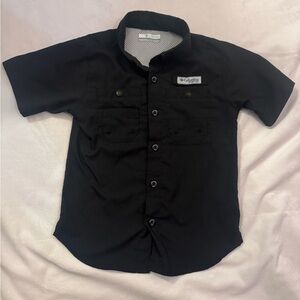 Columbia Kids Black Button Down Shirt